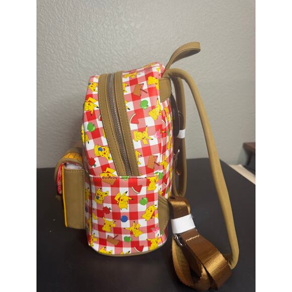 Loungefly Pokemon Pikachu Picnic Basket Mini Backpack Bag NWT Limited Edition main image 5